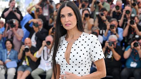 demi moore nackt|Demi Moore, 61, On Her Full.